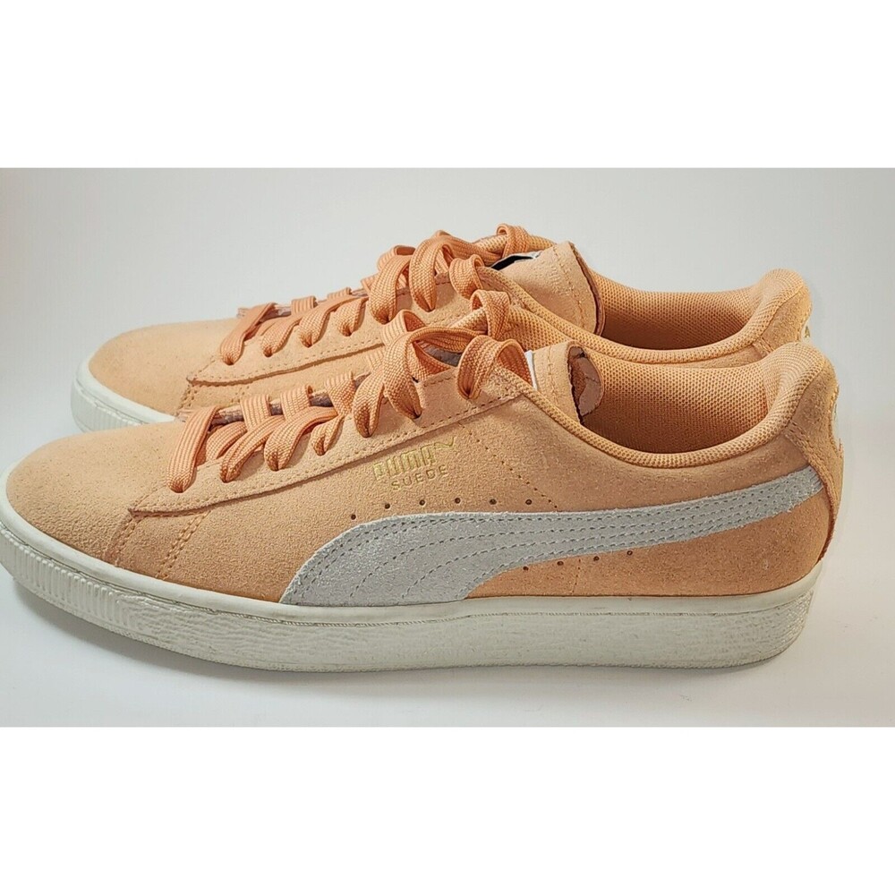 Puma Suede Classic Xxi Lace Up  Mens Size 5 Orange Sneakers NEW
